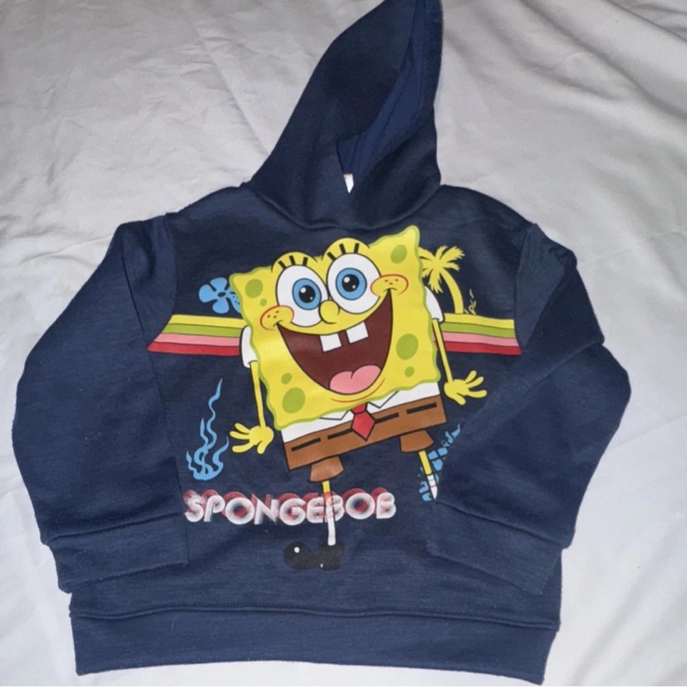 SpongeBob SquarePants Navy Blue Kids Hoodie